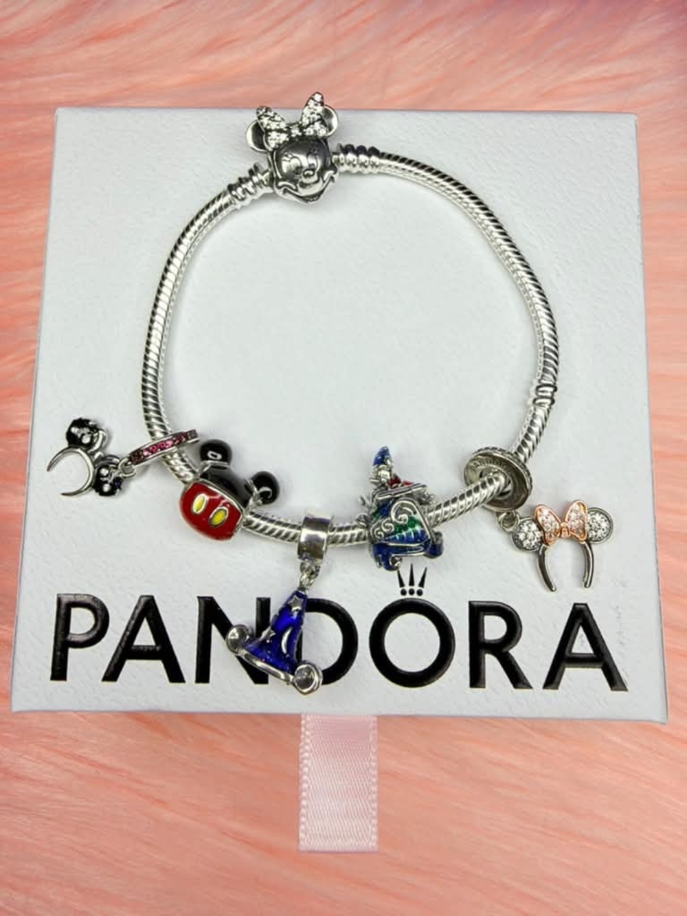 Pandora Silver Disney Mickey Charm Bracelet - Silver - Picture 6 of 13